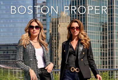 Boston Proper Weekly Ad Flyer Specials August 25 to September 23, 2023