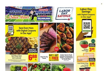 Save Mart (CA, NV) Weekly Ad Flyer Specials August 30 to September 5, 2023