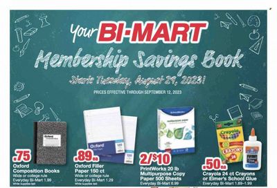 Bi-Mart (ID, OR, WA) Weekly Ad Flyer Specials August 29 to September 12, 2023