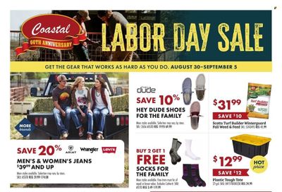 Coastal Farm & Ranch Weekly Ad Flyer Specials August 30 to September 5, 2023