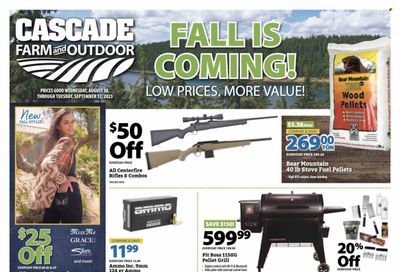 Cascade Farm And Outdoor (OR, WA) Weekly Ad Flyer Specials August 30 to September 12, 2023