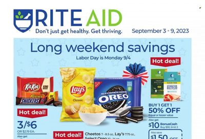 RITE AID Weekly Ad Flyer Specials September 3 to September 9, 2023