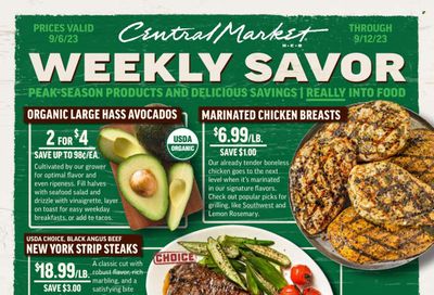 Central Market (TX) Weekly Ad Flyer Specials September 6 to September 12, 2023