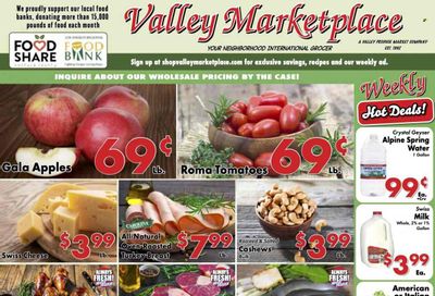 Valley Marketplace (CA) Weekly Ad Flyer Specials September 6 to September 12, 2023