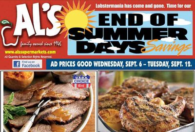 Al's Supermarket (IN) Weekly Ad Flyer Specials September 6 to September 12, 2023