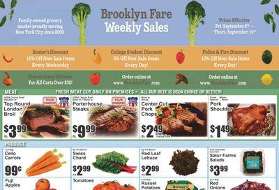 Brooklyn Fare (NY) Weekly Ad Flyer Specials September 8 to September 14, 2023