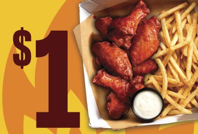 Get $1 Delivery on $15+ Online and In-app Orders at Buffalo Wild Wings