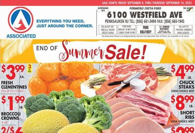 Associated Supermarkets (NY) Weekly Ad Flyer Specials September 8 to September 14, 2023