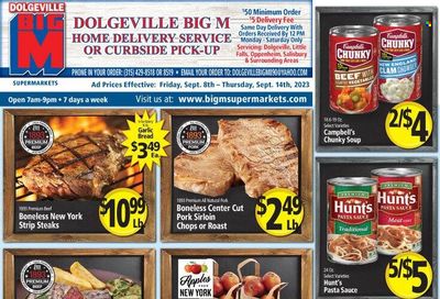 Big M (NY, PA) Weekly Ad Flyer Specials September 8 to September 14, 2023