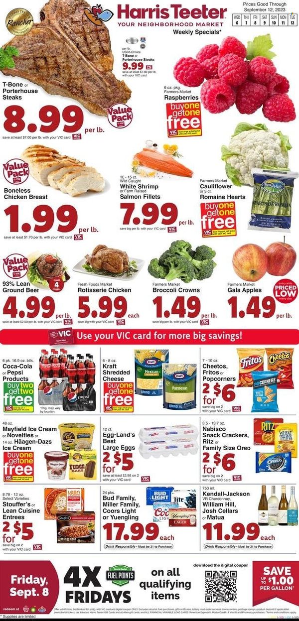 Harris Teeter Weekly Ad Flyer Specials September 6 to September 12, 2023