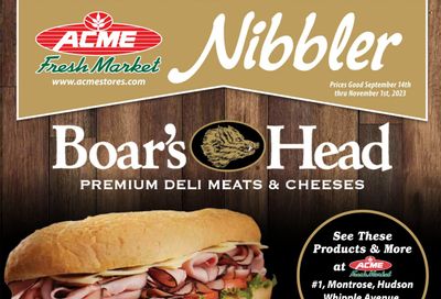 ACME Fresh Market (OH) Weekly Ad Flyer Specials September 14 to October 1, 2023