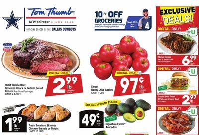 Tom Thumb (TX) Weekly Ad Flyer Specials September 13 to September 19, 2023