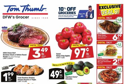 Tom Thumb (TX) Weekly Ad Flyer Specials September 13 to September 19, 2023