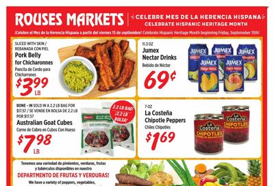 Rouses Markets (LA) Weekly Ad Flyer Specials September 13 to October 18, 2023