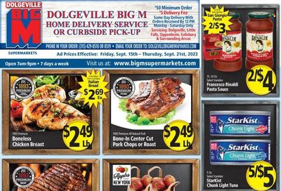 Big M (NY, PA) Weekly Ad Flyer Specials September 15 to September 21, 2023