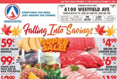 Associated Supermarkets (NY) Weekly Ad Flyer Specials September 15 to September 21, 2023