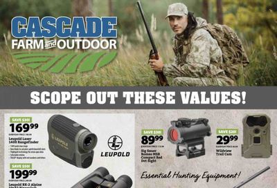 Cascade Farm And Outdoor (OR, WA) Weekly Ad Flyer Specials September 13 to September 19, 2023 Cascade Farm And Outdoor (OR, WA) Weekly Ad Flyer Specials September 13 to September 19, 2023