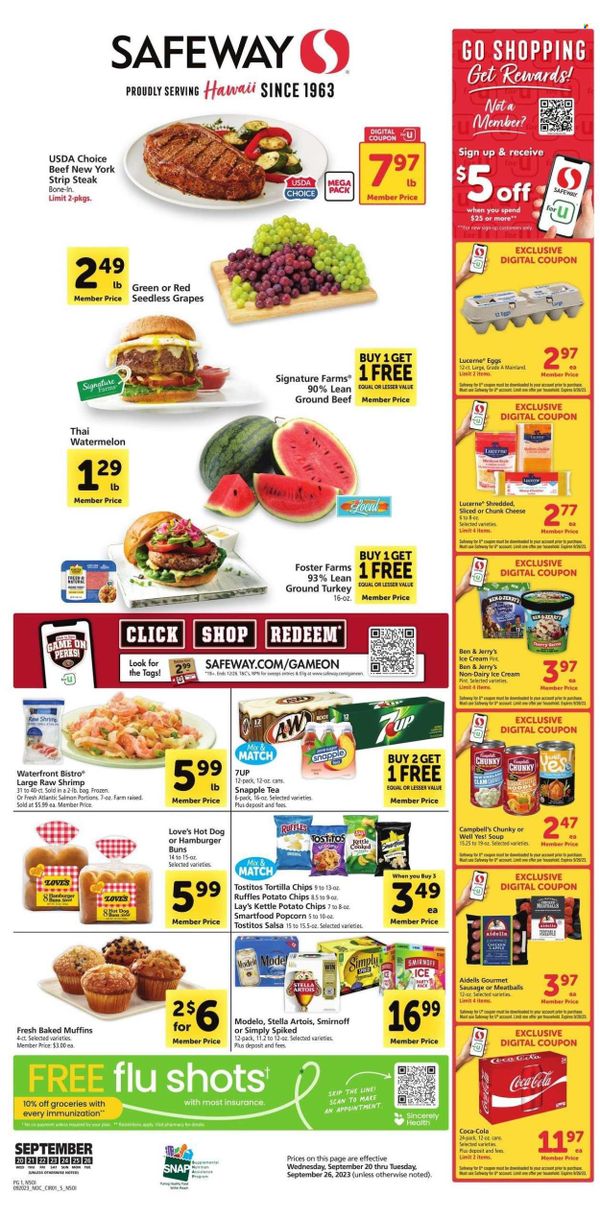 Safeway (HI) Weekly Ad Flyer Specials September 20 to September 26, 2023