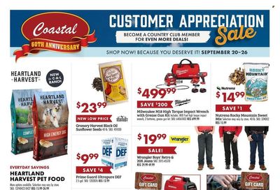 Coastal Farm & Ranch Weekly Ad Flyer Specials September 20 to September 26, 2023