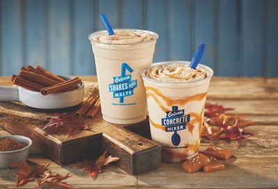 Culver’s Brings Back their Salted Caramel Pumpkin Concrete Mixer and Pumpkin Spice Shake