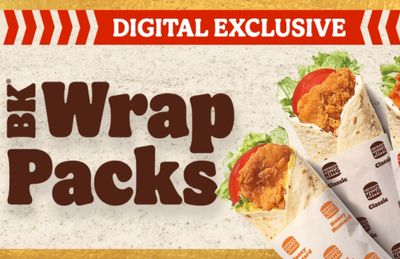 Wrap Packs Land in the BK App with the Wrap Flow Trio and More at Burger King: A Royal Perks Exclusive
