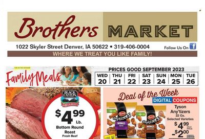 Brothers Market (IA, KS, MO) Weekly Ad Flyer Specials September 20 to September 26, 2023
