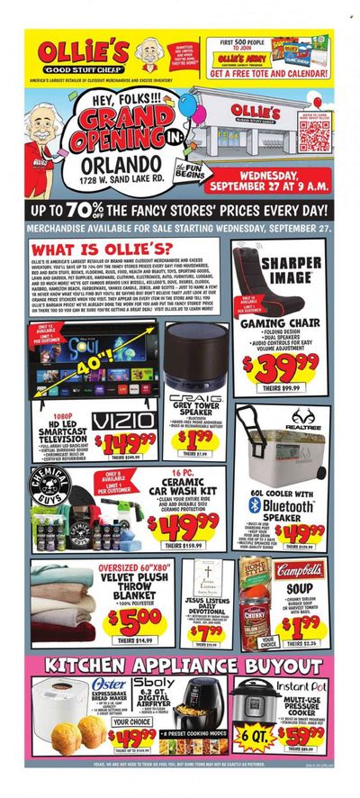 Ollie's Bargain Outlet Weekly Ad Flyer Specials September 27 to October 3, 2023