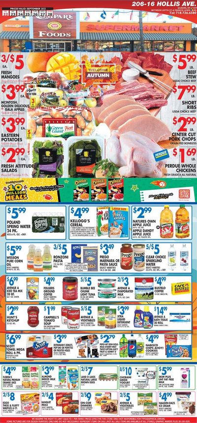 Compare Foods (NY) Weekly Ad Flyer Specials September 22 to September 28, 2023