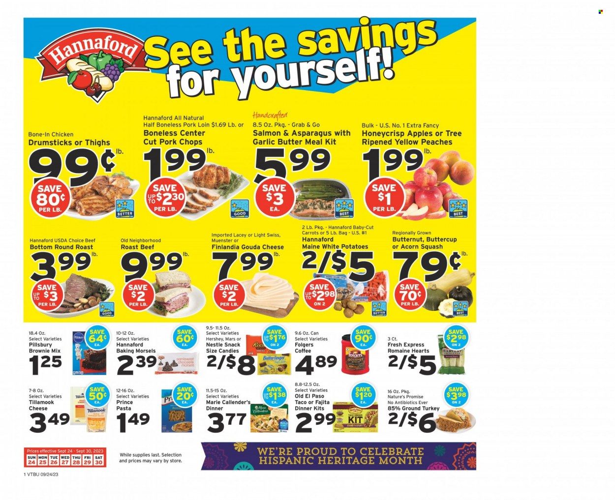 Hannaford (VT) Weekly Ad Flyer Specials September 24 to September 30, 2023