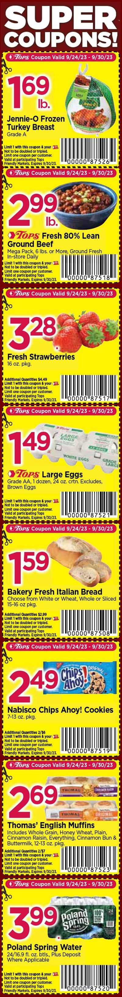 Tops Weekly Ad Flyer Specials September 24 to September 30, 2023