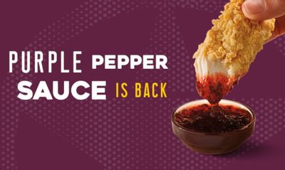 Purple Pepper Sauce is Back by Popular Demand at Church’s Chicken 