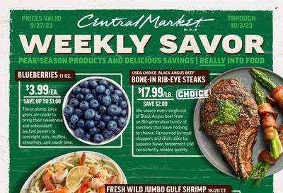 Central Market (TX) Weekly Ad Flyer Specials September 27 to October 3, 2023