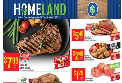 Homeland (OK, TX) Weekly Ad Flyer Specials September 27 to October 3, 2023