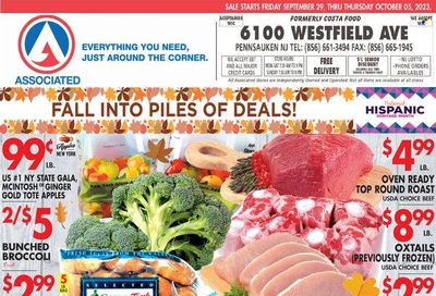 Associated Supermarkets (NY) Weekly Ad Flyer Specials September 29 to October 5, 2023 Associated Supermarkets (NY) Weekly Ad Flyer Specials September 29 to October 5, 2023