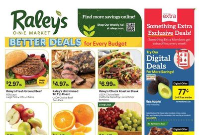 Raley's (CA, NV) Weekly Ad Flyer Specials September 27 to October 3, 2023