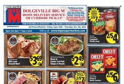 Big M (NY, PA) Weekly Ad Flyer Specials September 29 to October 5, 2023