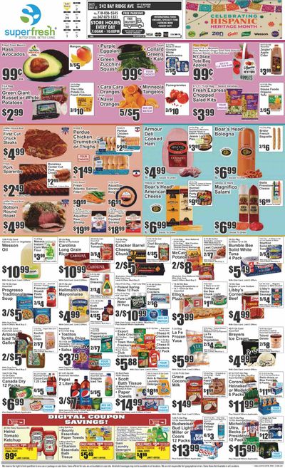Super Fresh (NY) Weekly Ad Flyer Specials September 29 to October 5, 2023