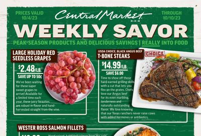 Central Market (TX) Weekly Ad Flyer Specials October 4 to October 10, 2023
