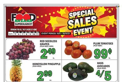 Food Bazaar (CT, NJ, NY) Weekly Ad Flyer Specials October 5 to October 11, 2023