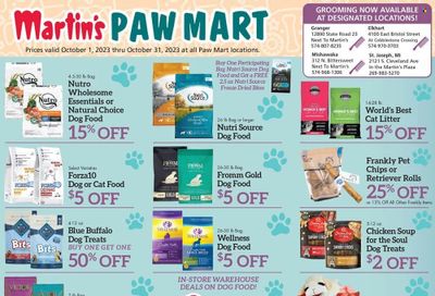 Martin’s (IN, MI) Weekly Ad Flyer Specials October 1 to October 31, 2023