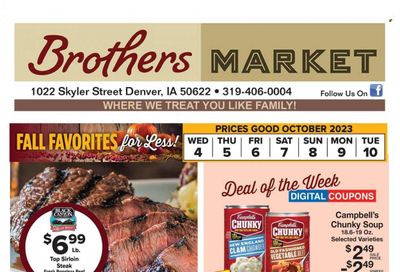 Brothers Market (IA, KS, MO) Weekly Ad Flyer Specials October 4 to October 10, 2023