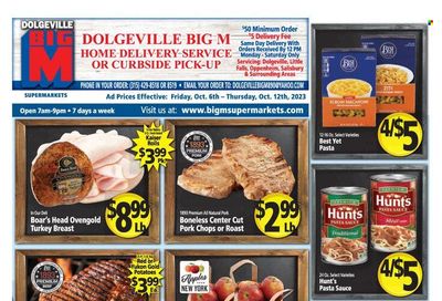 Big M (NY, PA) Weekly Ad Flyer Specials October 6 to October 12, 2023