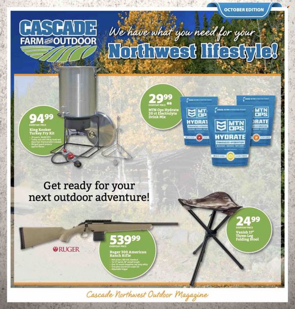 Cascade Farm And Outdoor (OR, WA) Promotions &amp; Flyer Specials October 2023