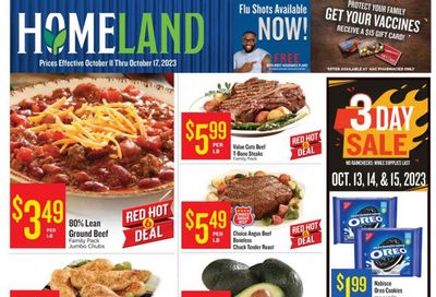 Homeland (OK, TX) Weekly Ad Flyer Specials October 11 to October 17, 2023