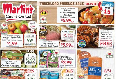 Martin’s (IN, MI) Weekly Ad Flyer Specials October 15 to October 21, 2023