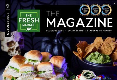 The Fresh Market Weekly Ad Flyer Specials October 4 to October 31, 2023