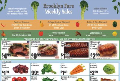 Brooklyn Fare (NY) Weekly Ad Flyer Specials October 13 to October 19, 2023