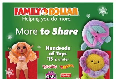Family Dollar Weekly Ad Flyer Specials October 22 to December 25, 2023