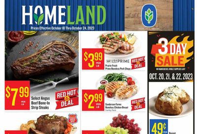 Homeland (OK, TX) Weekly Ad Flyer Specials October 18 to October 24, 2023