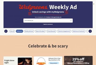 Walgreens Weekly Ad Flyer Specials October 22 to October 28, 2023
